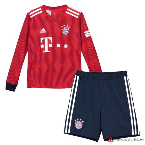 Camiseta Bayern Munich Primera equipación ML Niños 2018-2019 Rojo